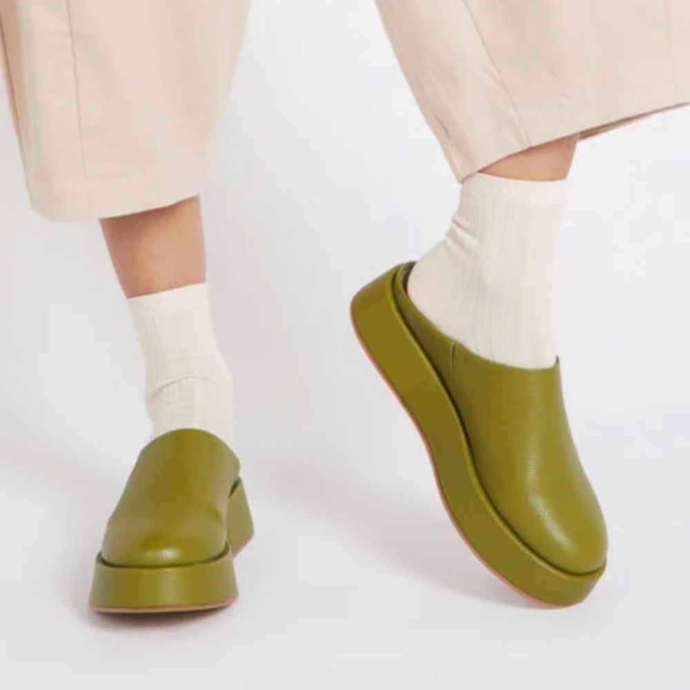 Intentionally Blank Risen Platform Mule In Olive … - image 8